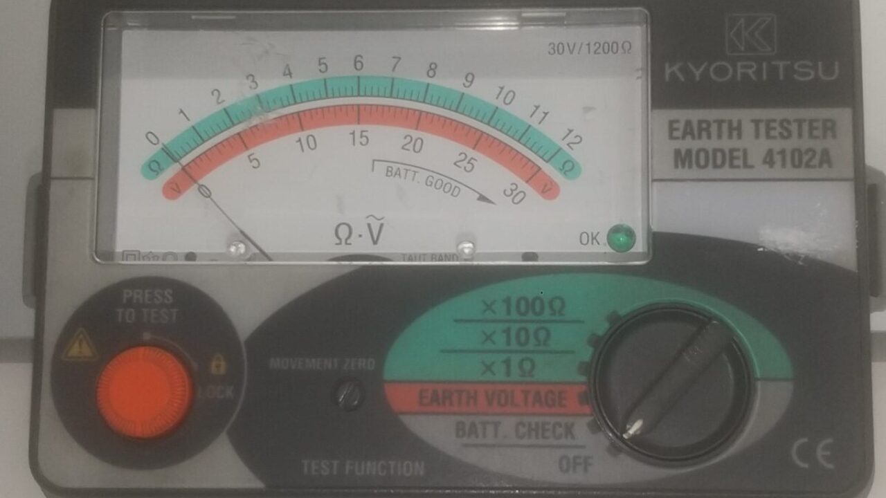 【北見市発】KYORITSU 接地抵抗計 4102A 2013年製 検査 電気工事 (D5828sxwY) 接地抵抗計（KYORITSU製）4102Aの取り扱いについて | 名無し電気管理事務所