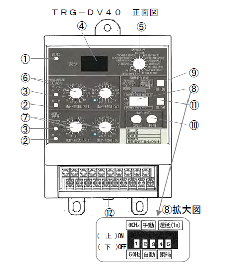 泰和電機製RPR(TRG－DV40)についてのまとめ | 名無し電気管理事務所